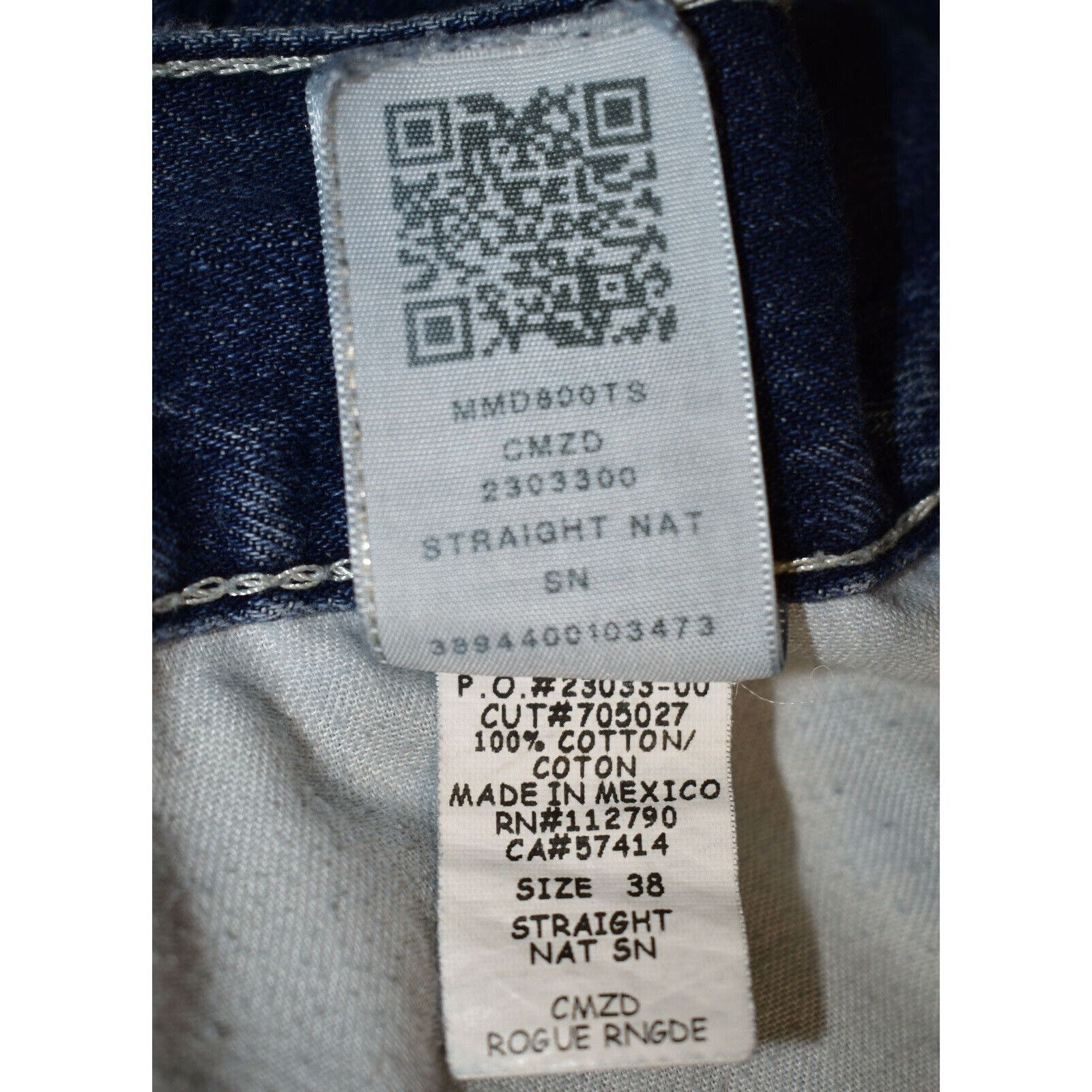 True Religion B4 Auth TRUE RELIGION Straight Nat SN Zip Fly Jeans Size 38 Size US 38 / EU 54 - 8 Thumbnail
