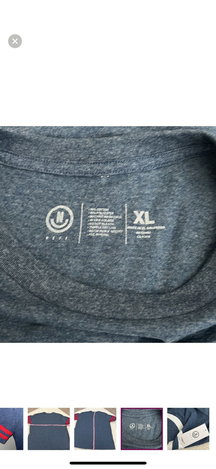 NEFF Neff XL short sleeved logo tee Size US XL / EU 56 / 4 - 6 Thumbnail