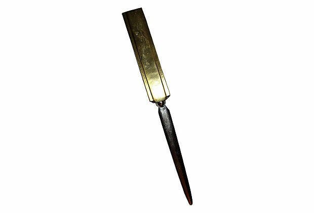 Designer Modernist Two-Tone Letter Opener Size ONE SIZE - 2 Thumbnail