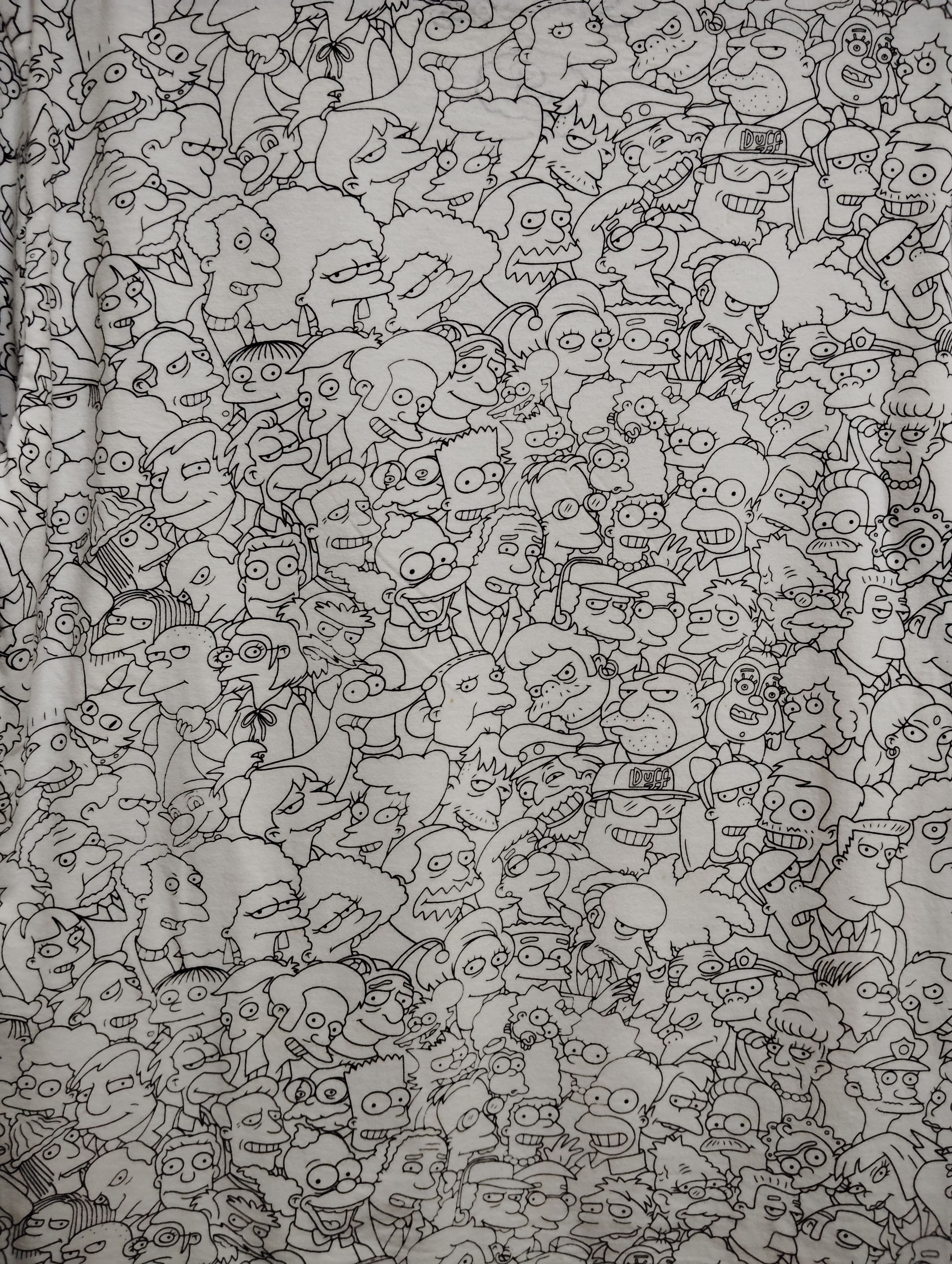 The Simpsons THE SIMPSONS FULL PRINT T-SHIRT Size US S / EU 44-46 / 1 - 5 Thumbnail