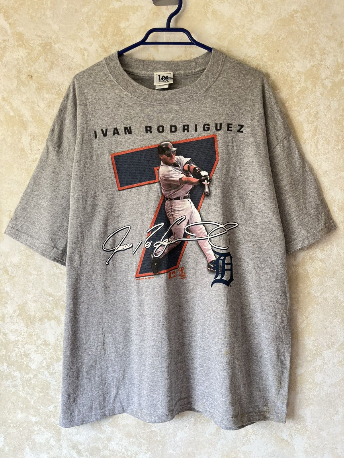 Lee 2006 Detroit Tigers Ivan Rodriguez Vintage MLB Player Size US XXL / EU 58 / 5 - 1 Thumbnail