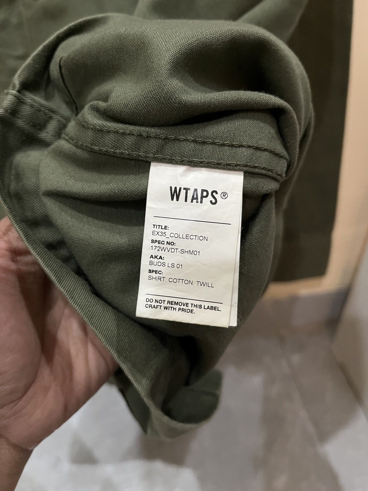 Wtaps Wtaps Buds Ls Shirt Cotton Twill 2017 Size US L / EU 52-54 / 3 - 7 Thumbnail