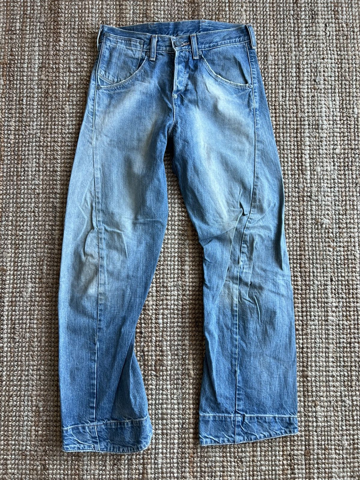 Levi's Levis Engineered Jeans Buckle Back Tag W29 Actual 31x31.5 Size US 34 / EU 50 - 1 Thumbnail