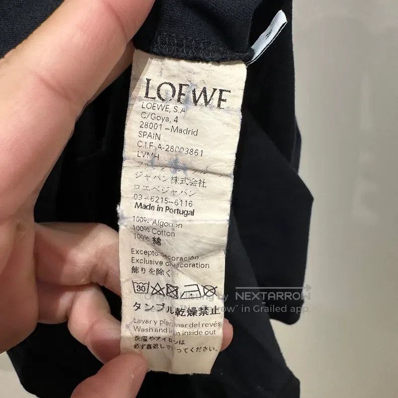 Loewe Loewe Logo Embroidered Short Sleeve, Cotton Size US M / EU 48-50 / 2 - 4 Thumbnail
