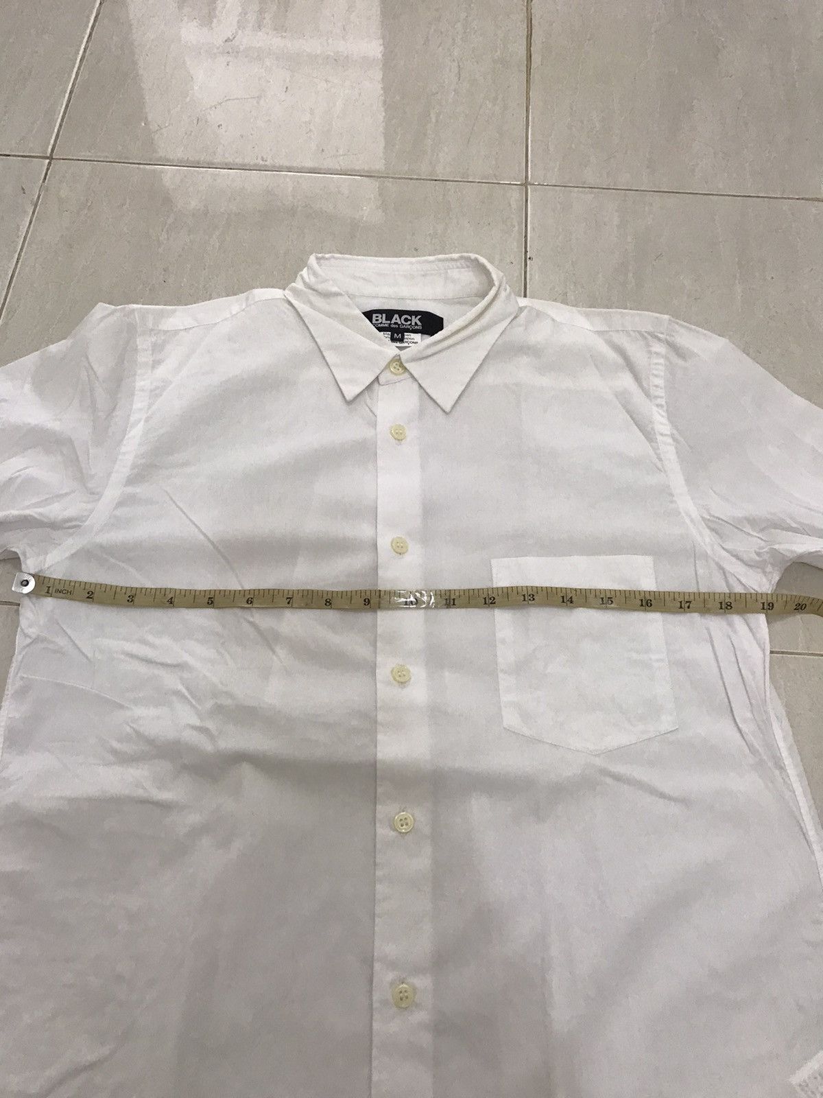 Comme des Garcons Black Comme des garcons Black White Shirt Size US M / EU 48-50 / 2 - 8 Thumbnail