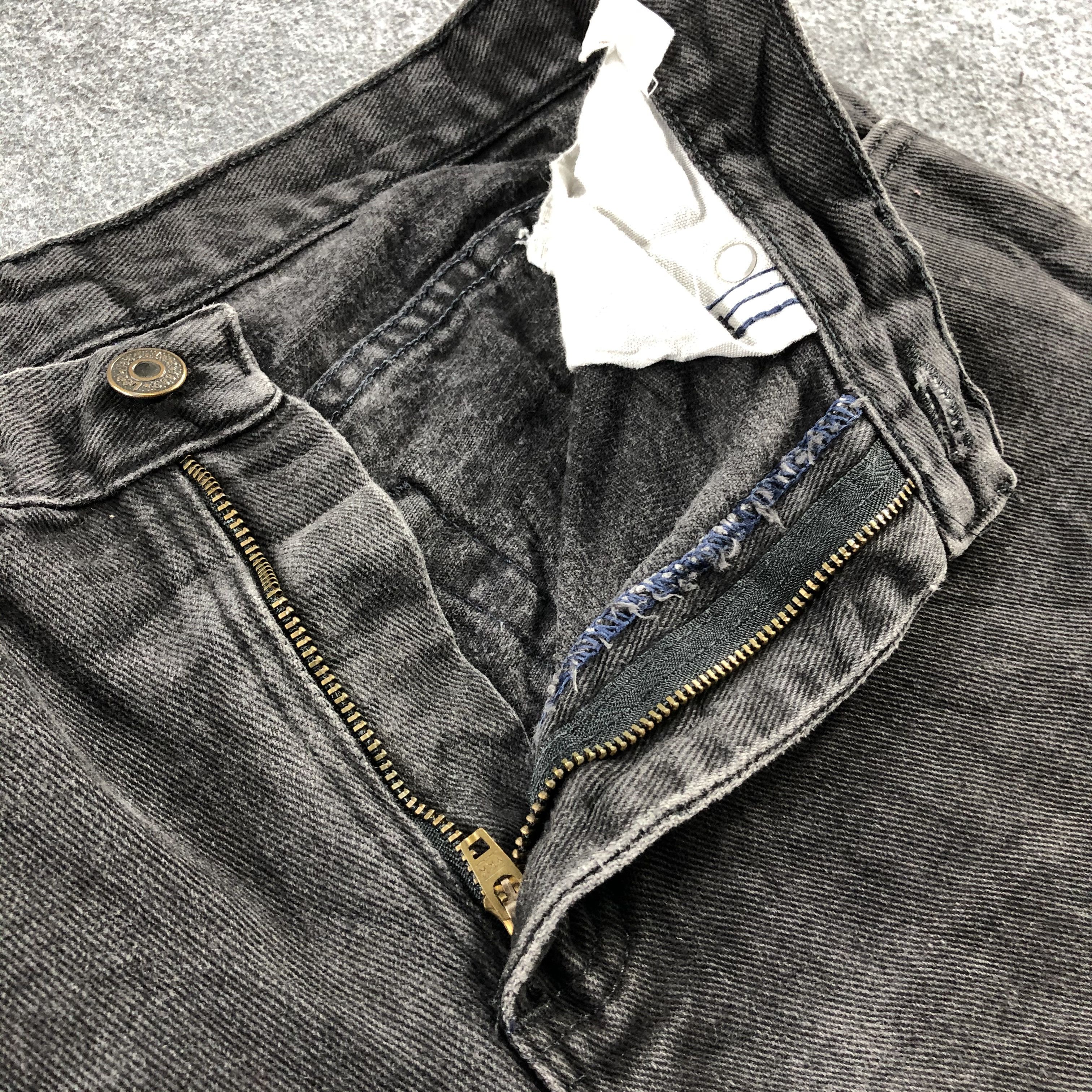 Lee Vintage Faded Black Lee Jeans-J2512 Size US 30 / EU 46 - 12 Thumbnail