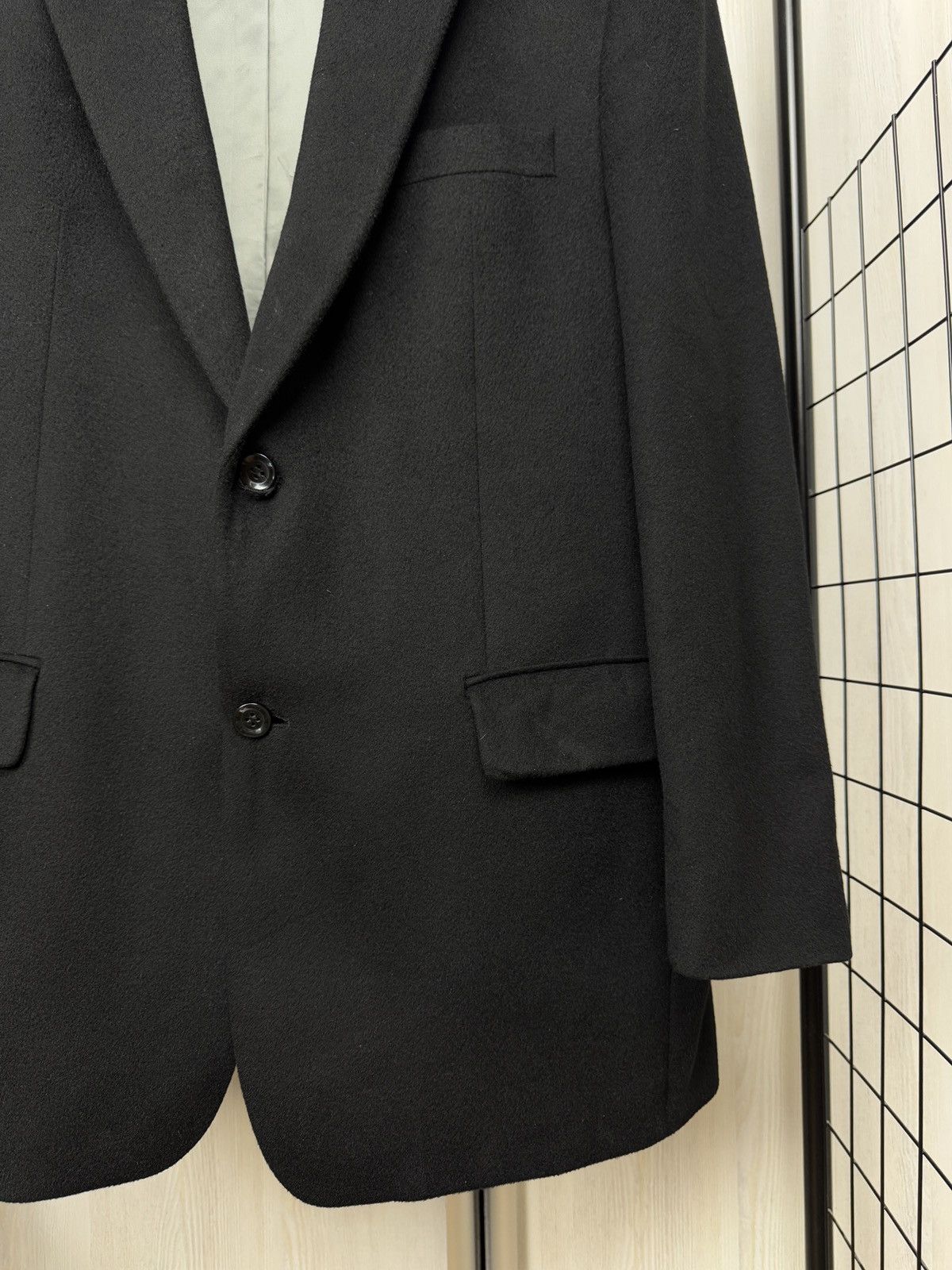 Other Barutti Mario Barutti black pure cashmere 2 button blazer Size 44R - 3 Thumbnail