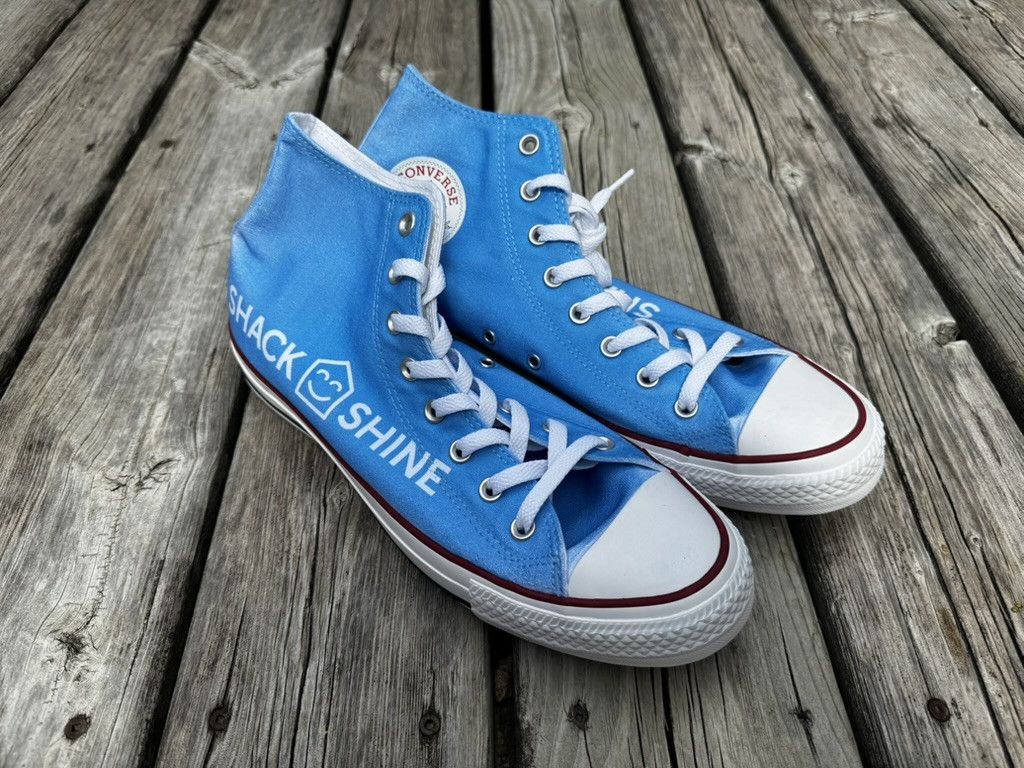 Converse Shack Shine Chuck Taylor High Top Sneakers Size US 11 / EU 44 - 1 Thumbnail
