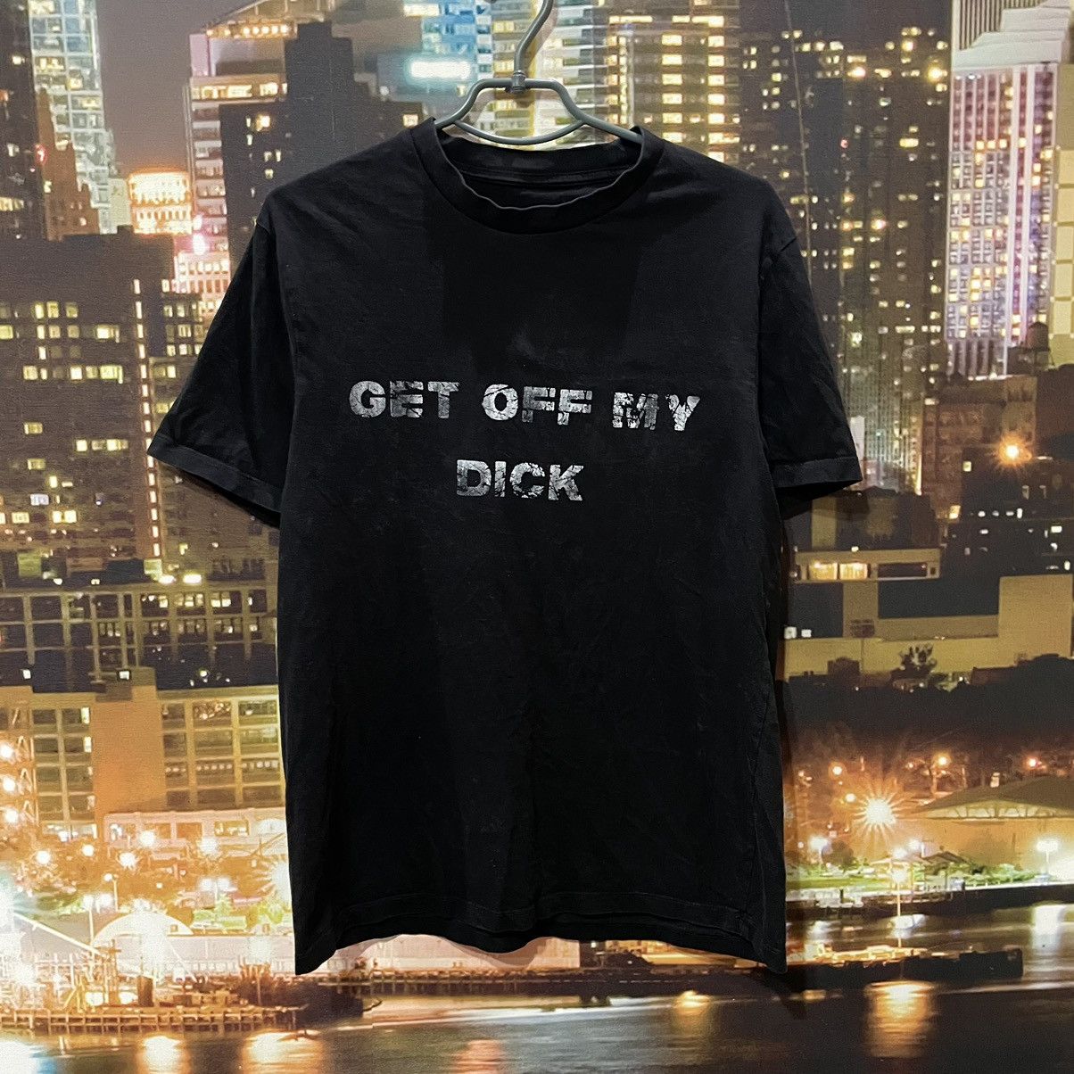 Vintage Vintage 90s Graphic Tee Humor Print Streetwear Skate Grunge Size US M / EU 48-50 / 2 - 1 Thumbnail