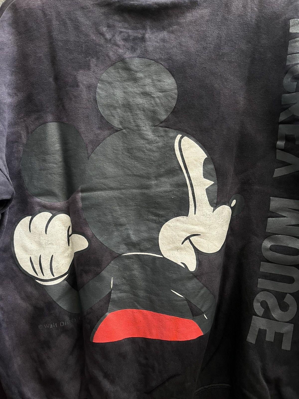 Japanese Brand Vintage Disney Mickey Mouse Faded Sweatshirt Size US XXL / EU 58 / 5 - 6 Thumbnail