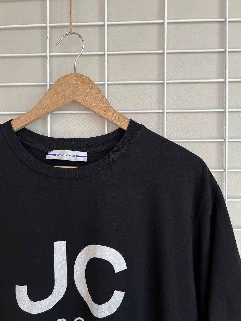 Jacob Cohen Jacob Cohen Big Logo Black T-Shirt Mens Size L Short Sleeve Size US L / EU 52-54 / 3 - 6 Thumbnail