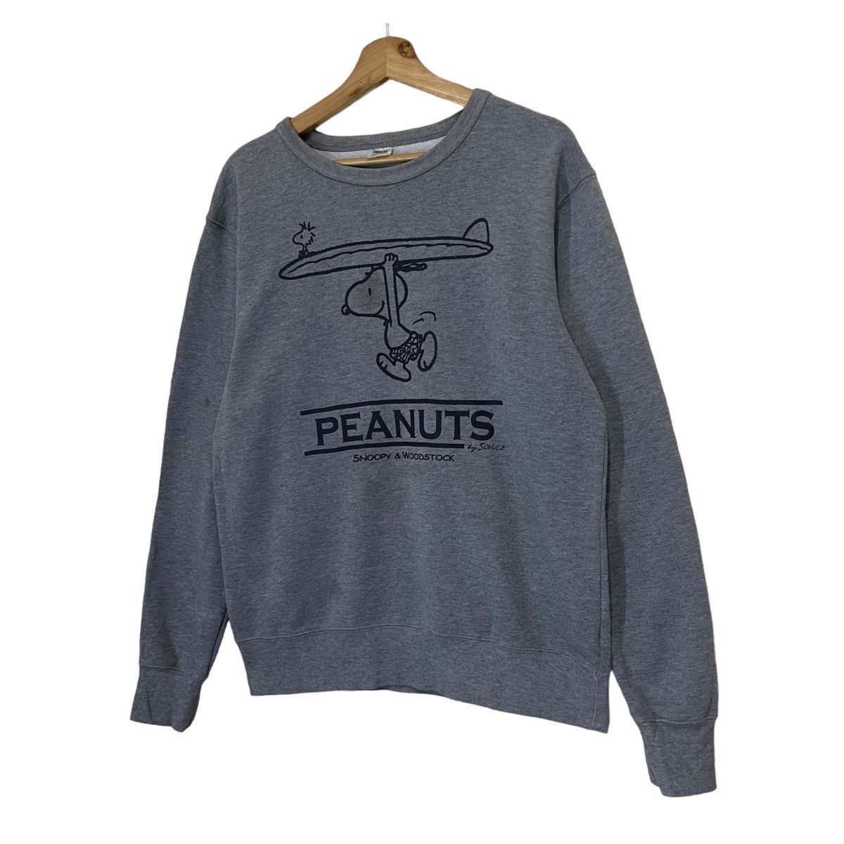 Disney × Peanuts Peanuts Big Logo Crewneck Sweatshirt Size M Size US M / EU 48-50 / 2 - 3 Thumbnail