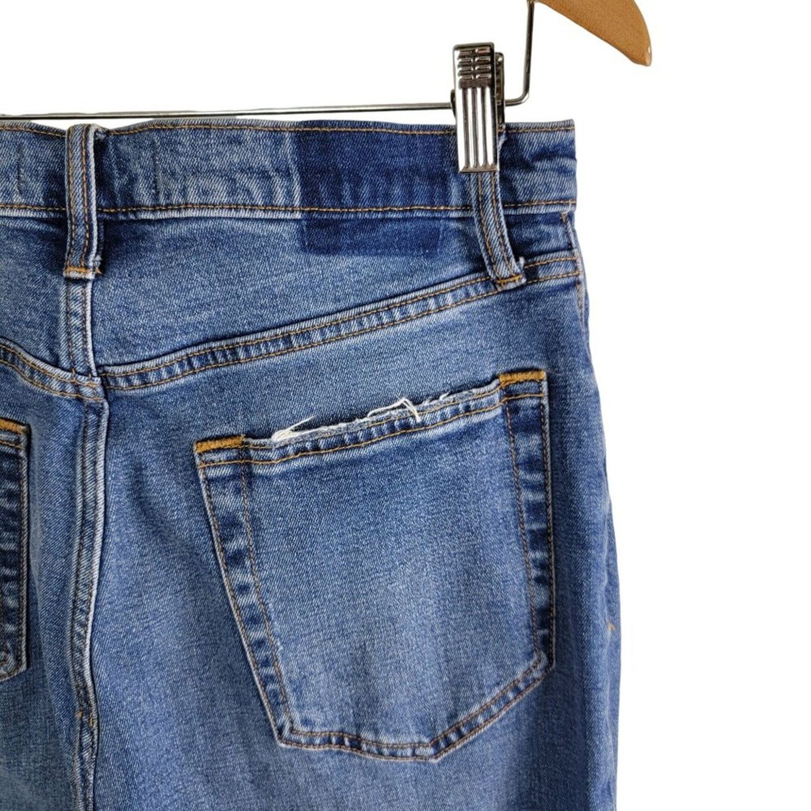 Abercrombie & Fitch The Abercrombie & Fitch Ankle Straight Ultra Rise Jeans Size 31" - 8 Thumbnail