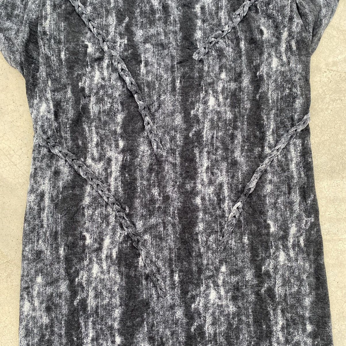 Beauty Beast × If Six Was Nine × Tornado Mart Tornado Mart Distressed Black Cowl Neck Tee – Size S Size S / US 4 / IT 40 - 6 Thumbnail