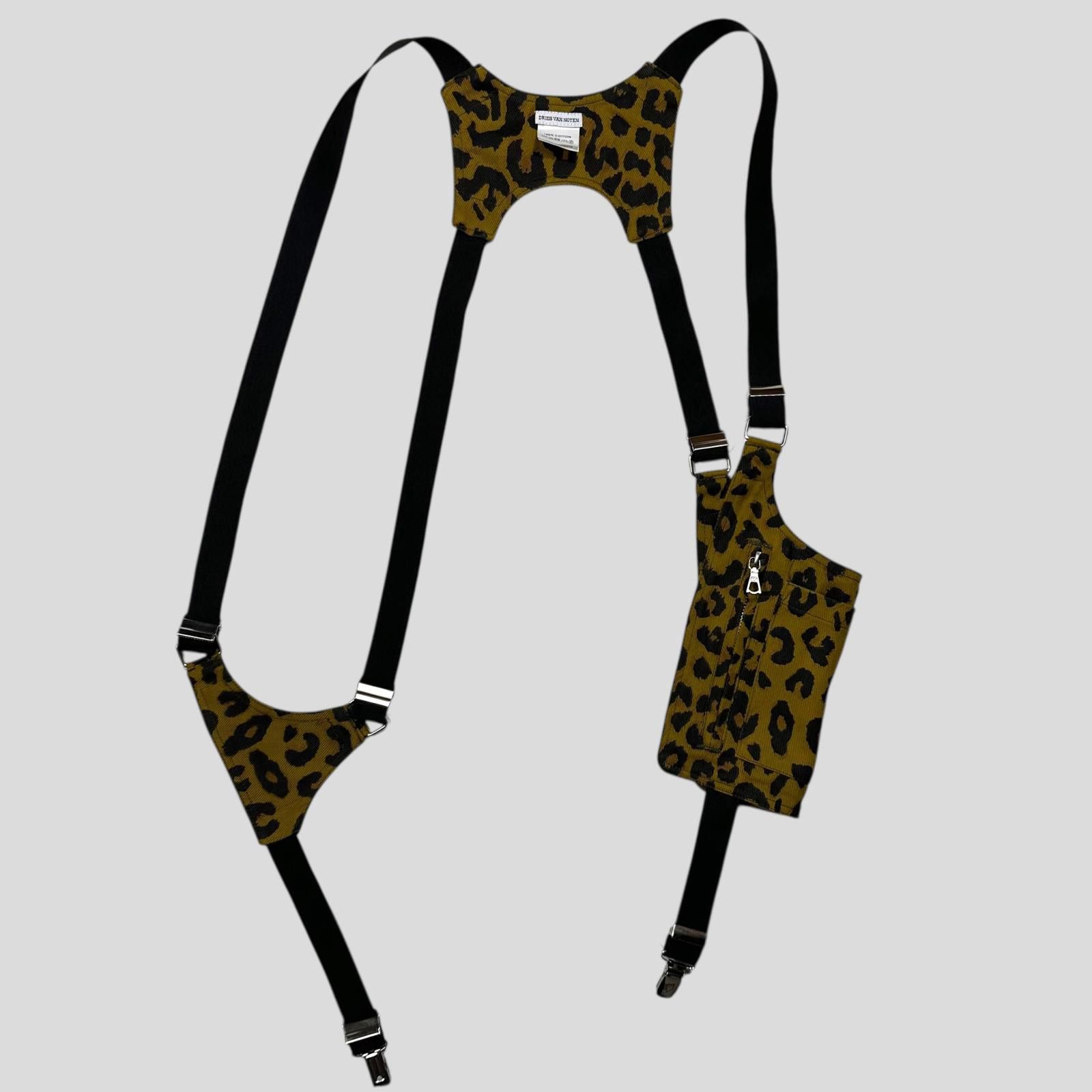 Dries Van Noten Dries Van Noten SS16 Cheetah Holster Suspender