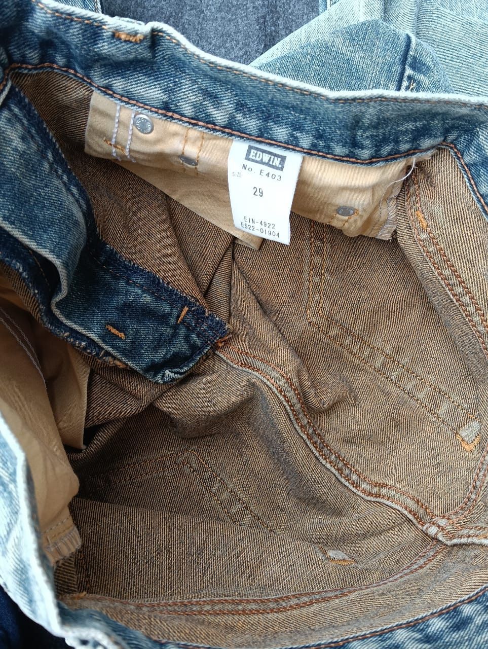 Edwin EDWIN Made in Japan 403 Light Wash Distressed Denim. Size US 29 - 4 Thumbnail