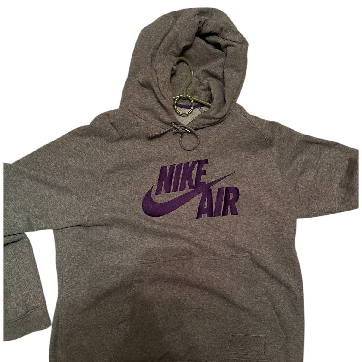 Nike SB Nike Air Hoodie Brown Pullover Swoosh Logo Streetwear Mens Size US L / EU 52-54 / 3 - 1 Thumbnail