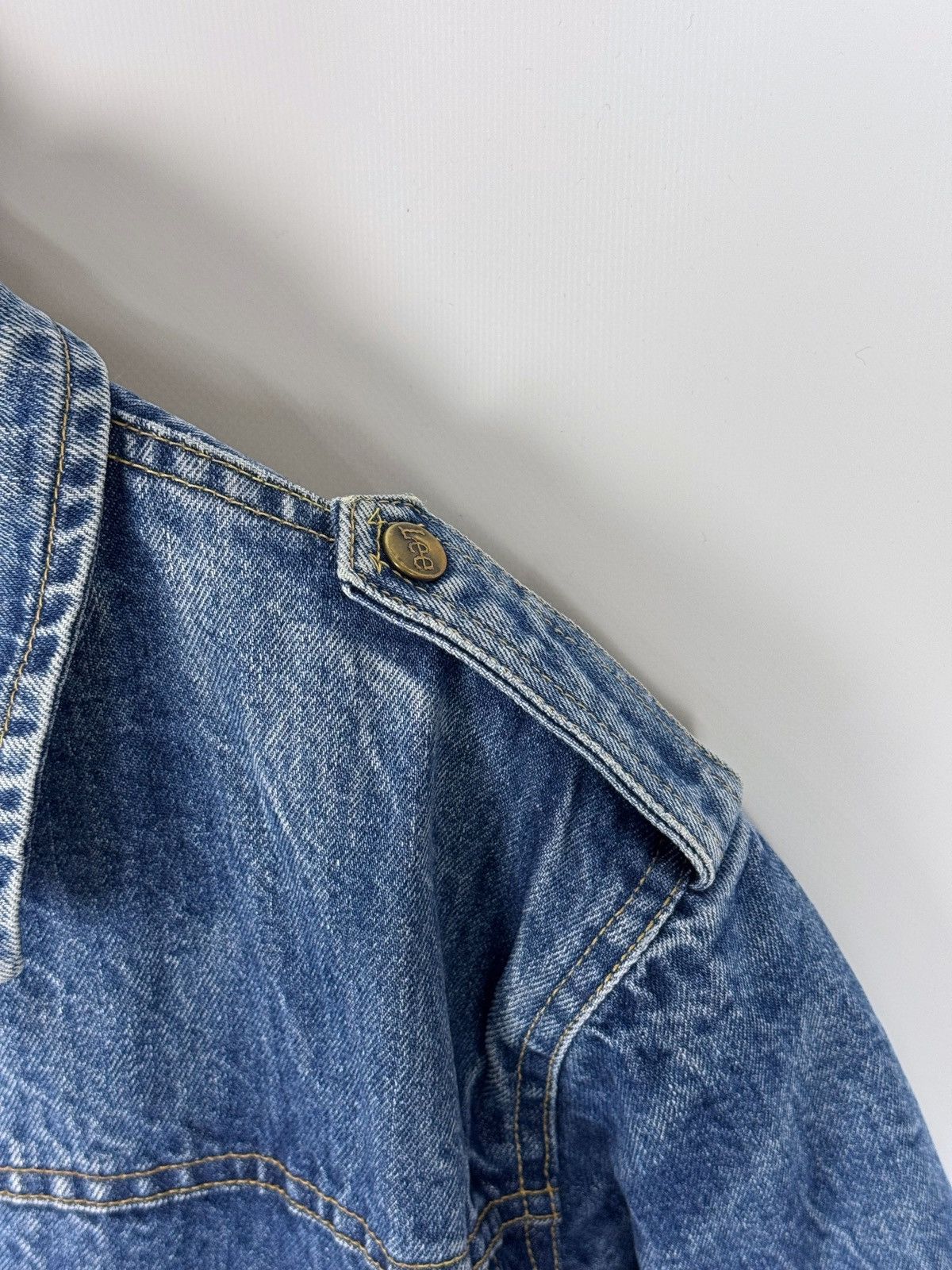 Lee 80’s Vintage Lee Roper Washed Denim Sherpa Jacket Size US L / EU 52-54 / 3 - 8 Thumbnail