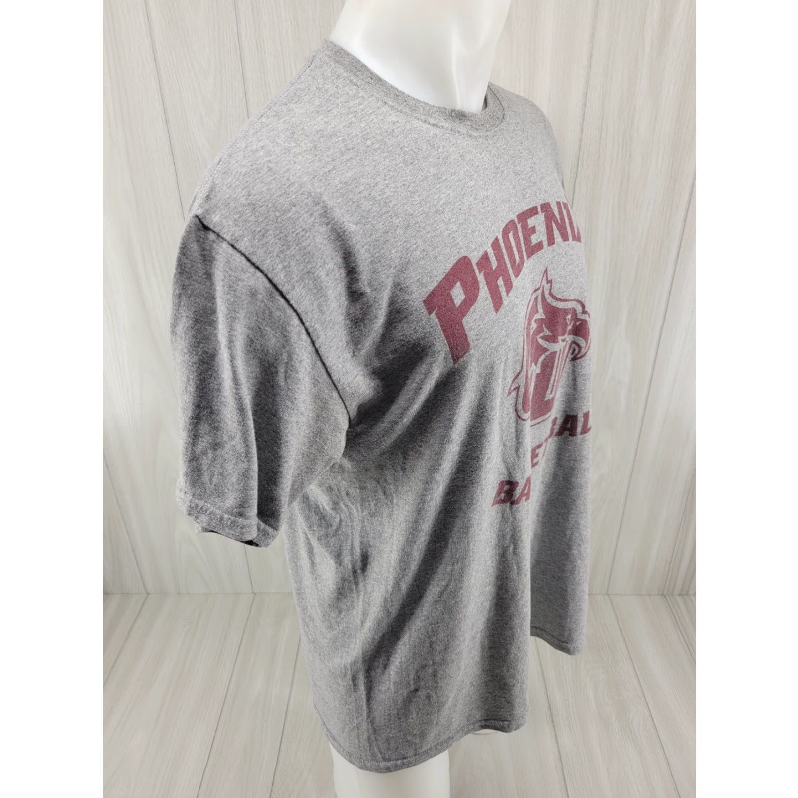 Jerzees Cumberland University Phoenix T-Shirt Gray Size Large Size US L / EU 52-54 / 3 - 6 Thumbnail