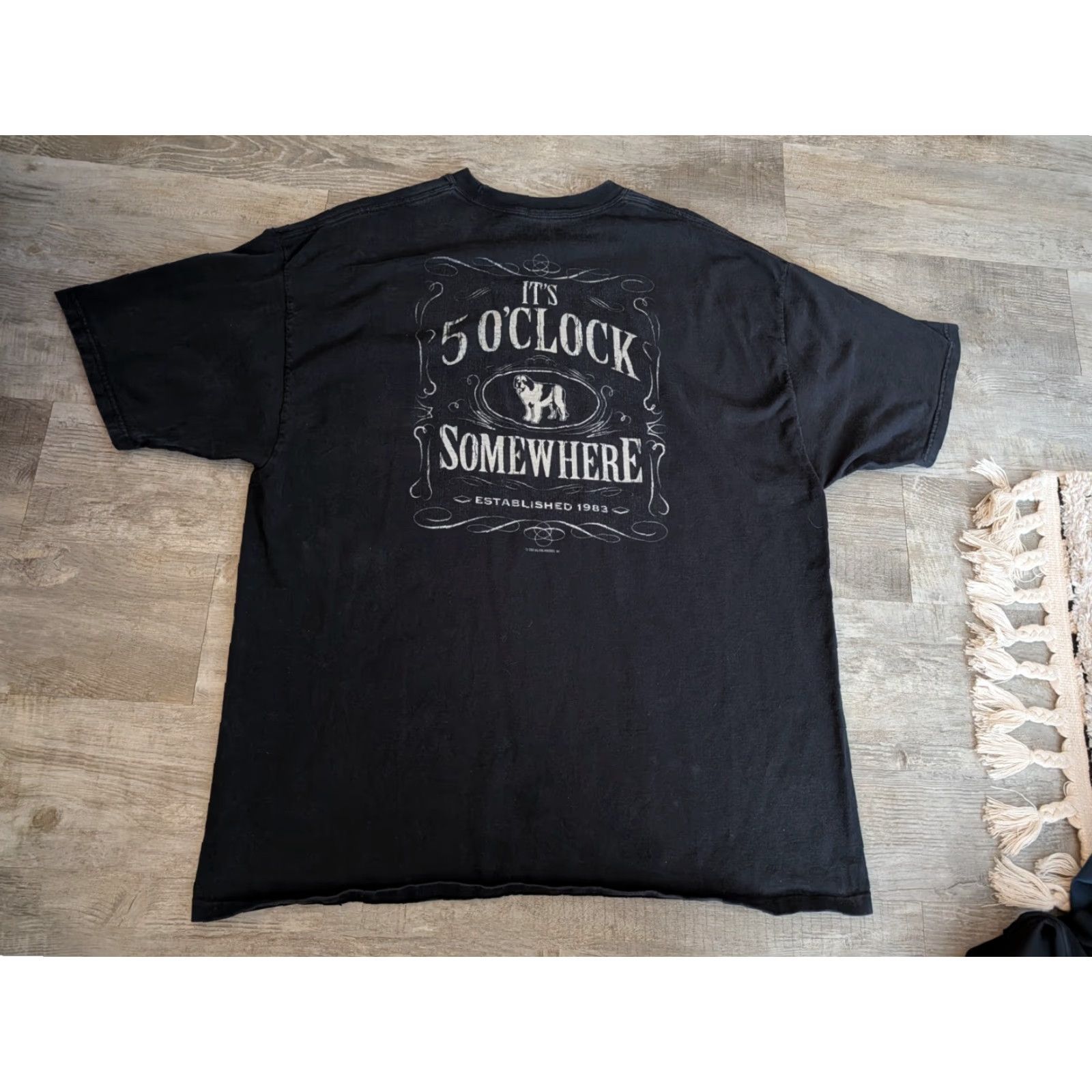 Big Dogs VINTAGE Big Dogs T-Shirt 2XL Black Crew Neck Short Sleeve Graphic Print Double-Sided Beer Dog Funny Origin: Y2K Size US XXL / EU 58 / 5 - 8 Thumbnail