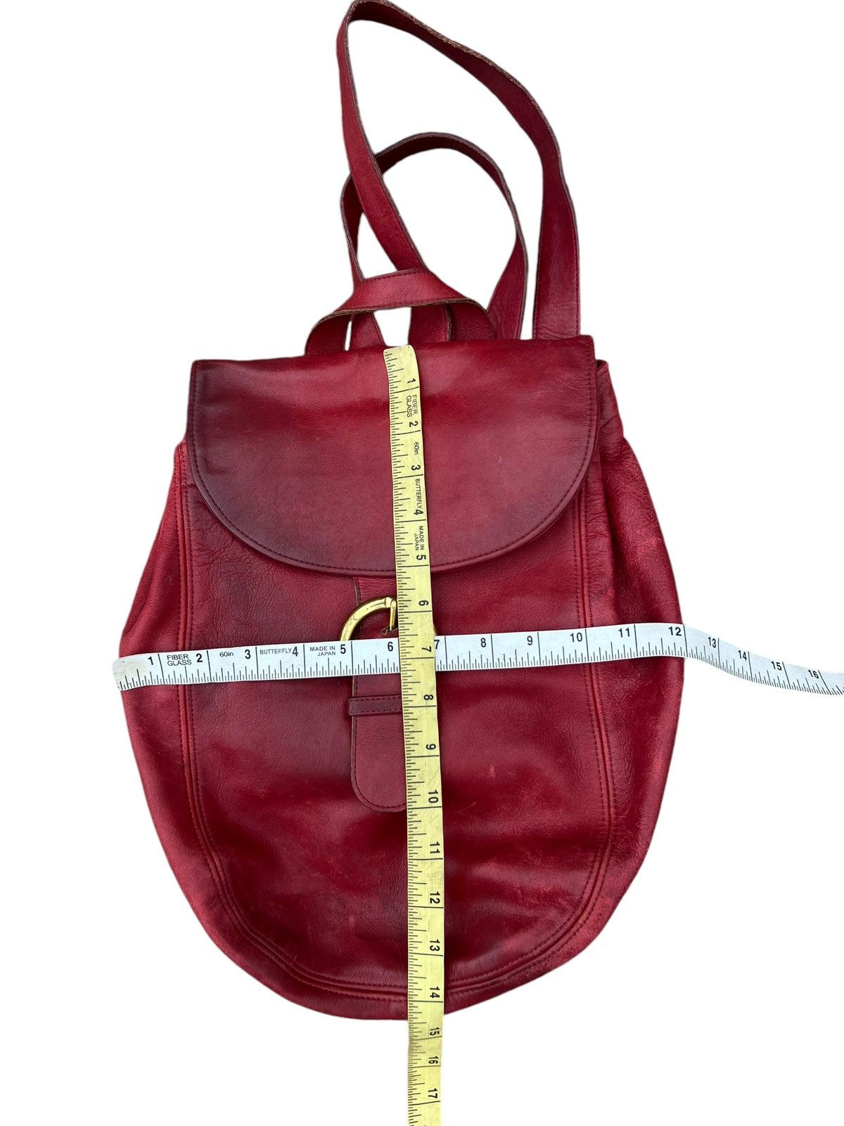 Coach Vintage 90s Coach Faded Patina Leather Backpack Bag Size ONE SIZE - 25 Thumbnail