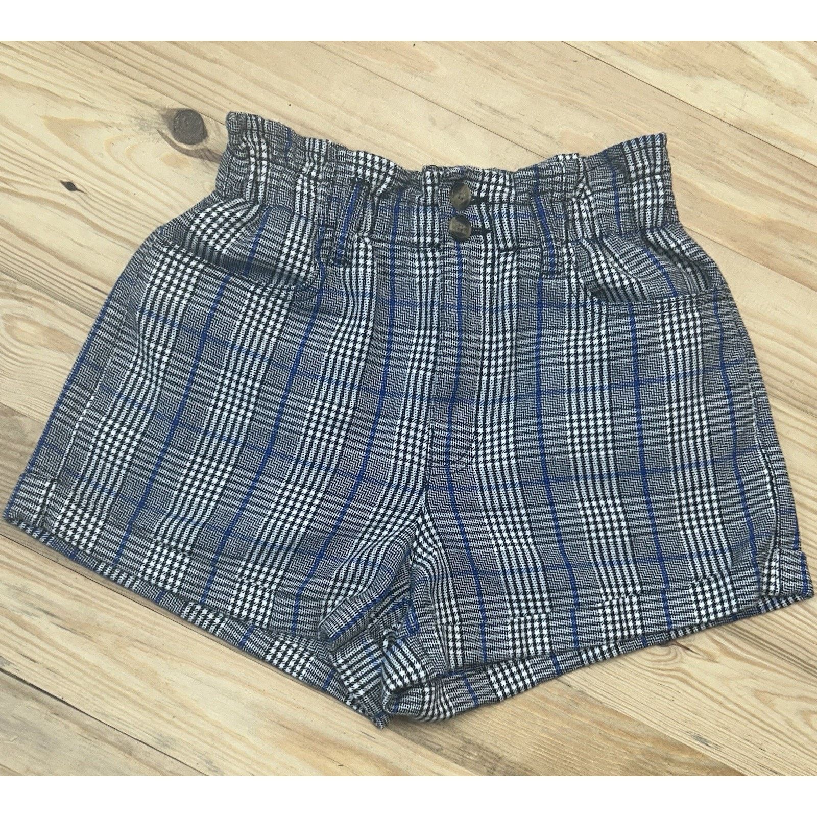 American Eagle Outfitters American Eagle Shorts Womens Size 4 Houndstooth Plaid Size 27" / US 4 / IT 40 - 2 Thumbnail