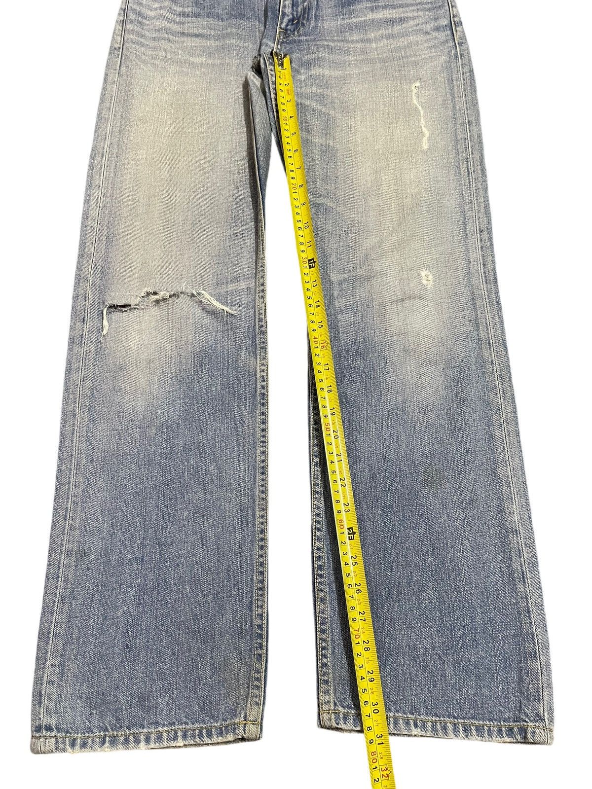 Levi's Vintage 90s Levis Blue Faded Wash Distress Style Jeans Size US 34 / EU 50 - 14 Thumbnail
