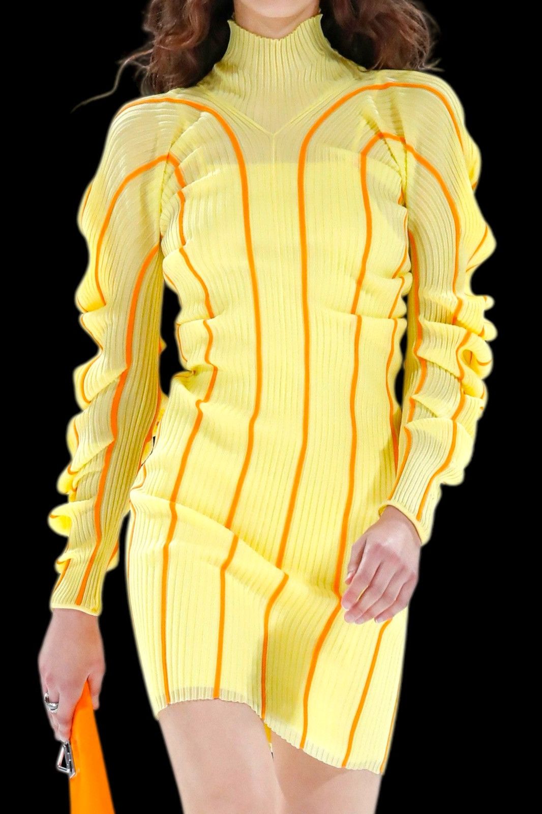 Bottega Veneta Bottega Veneta Runway Dress S/S 2022 Sherbert - Size S Size S / US 4 / IT 40 - 1 Thumbnail