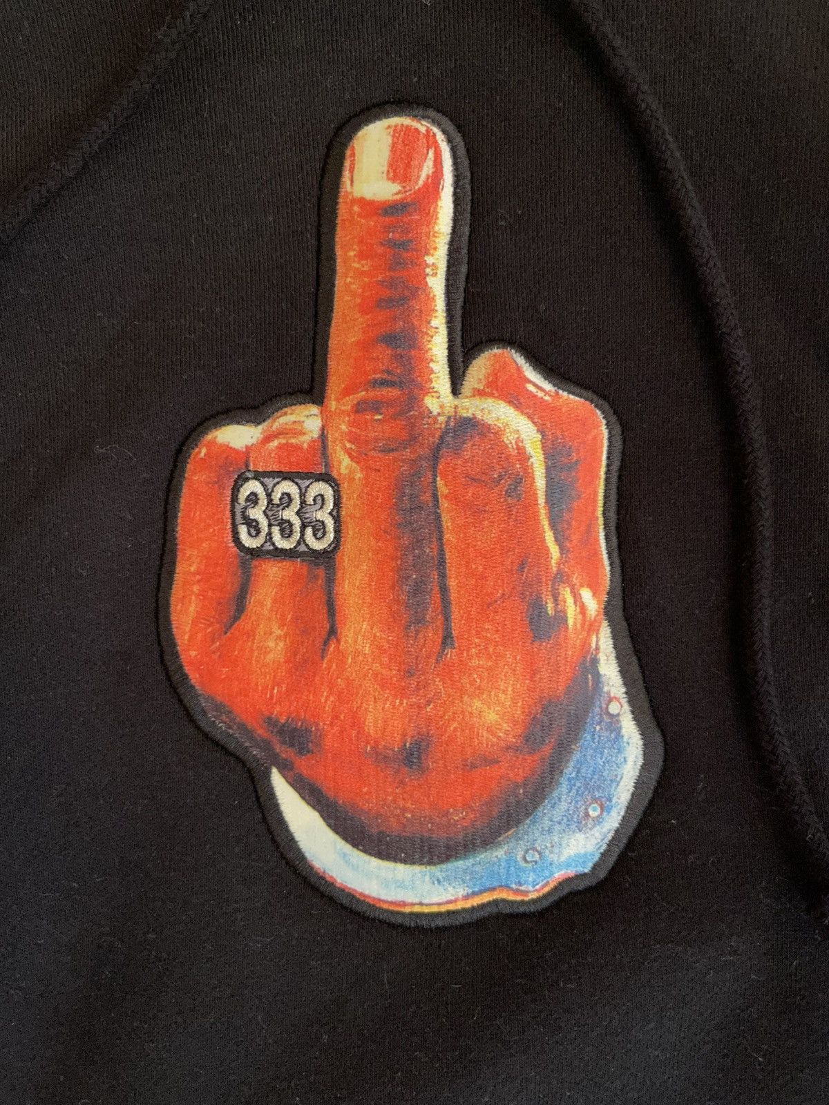 Half Evil Half Evil Middle Finger Hoodie Size US L / EU 52-54 / 3 - 2 Thumbnail