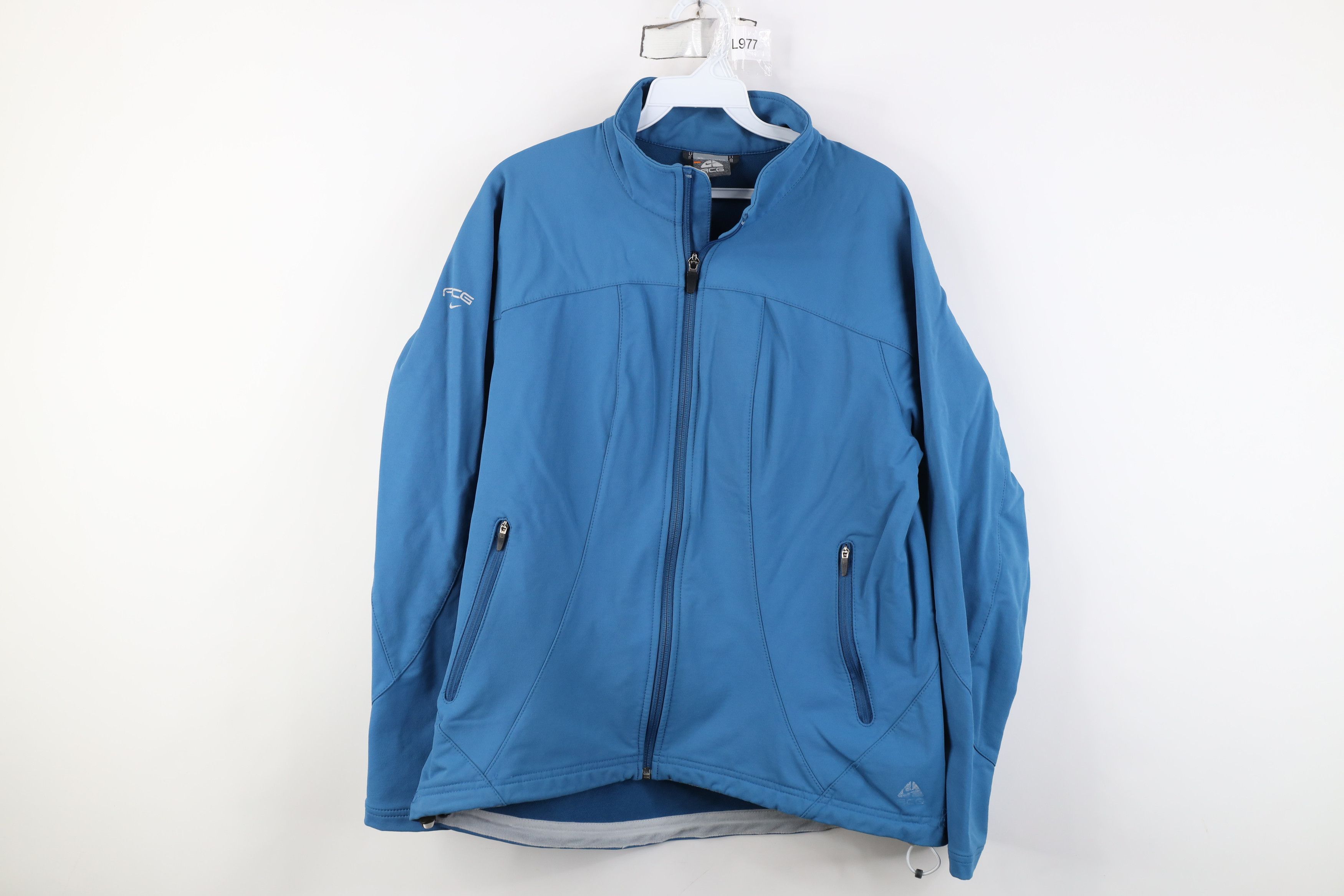 Nike Vintage Nike ACG Mini Swoosh Soft Shell Full Zip Jacket Size XL / US 12-14 / IT 48-50 - 1 Thumbnail