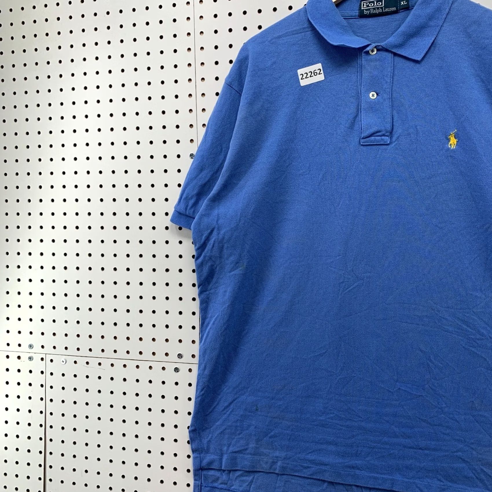 Ralph Lauren Ralph Lauren Shirt Mens XL Blue Polo Yellow Pony 25x31 Casual Collared Size US XL / EU 56 / 4 - 3 Thumbnail
