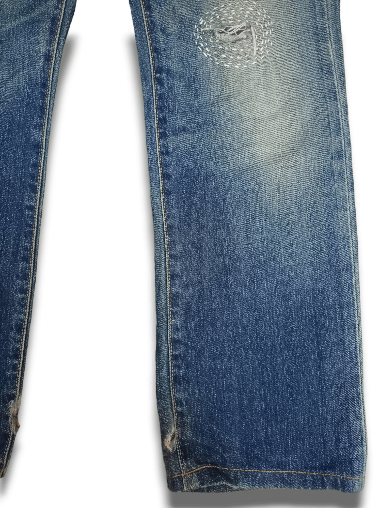 Levi's × Levi's Vintage Clothing Vintage Levis 502 Sashiko Style Patchwork Jeans Size US 30 / EU 46 - 8 Thumbnail
