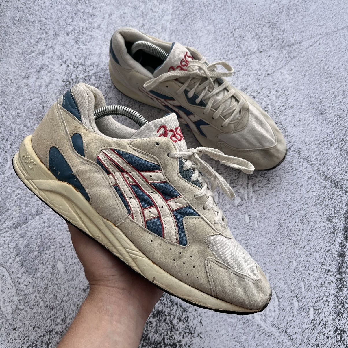 Rare Asics Gel Vintage 90s White Blue Made In Korea