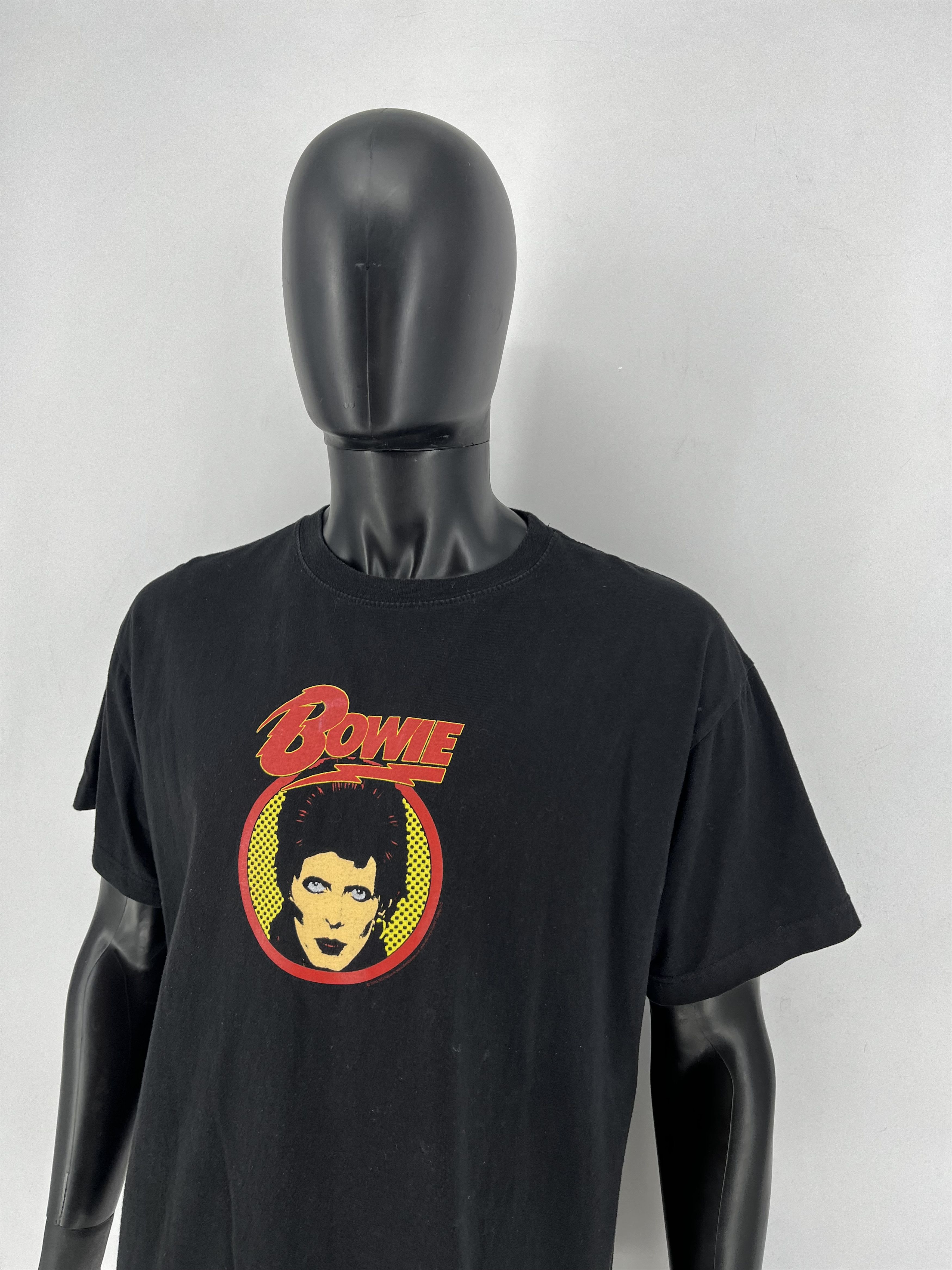 Other Men’s Vintage T-Shirt Bowie 2003 Size L Rock Band Black Size US L / EU 52-54 / 3 - 8 Thumbnail