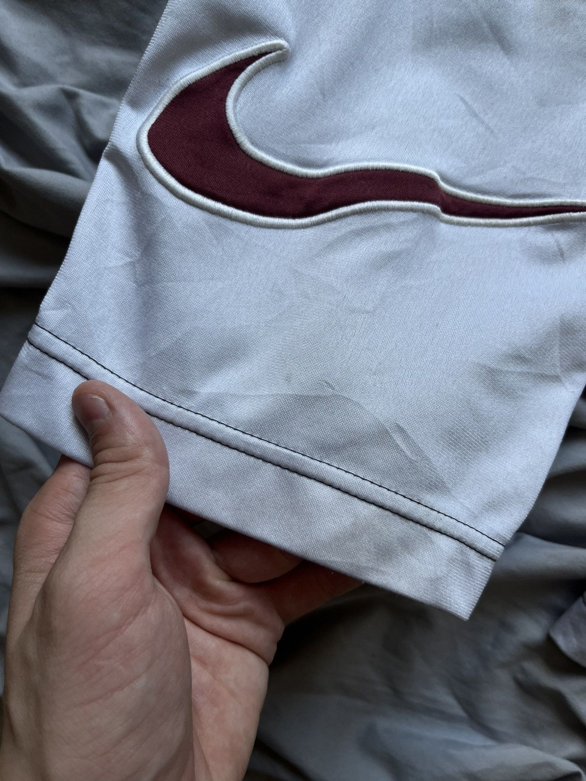 Nike Rare Vintage Nike Track Pants Bold Embroidery Swoosh Y2K Size US 32 / EU 48 - 5 Thumbnail