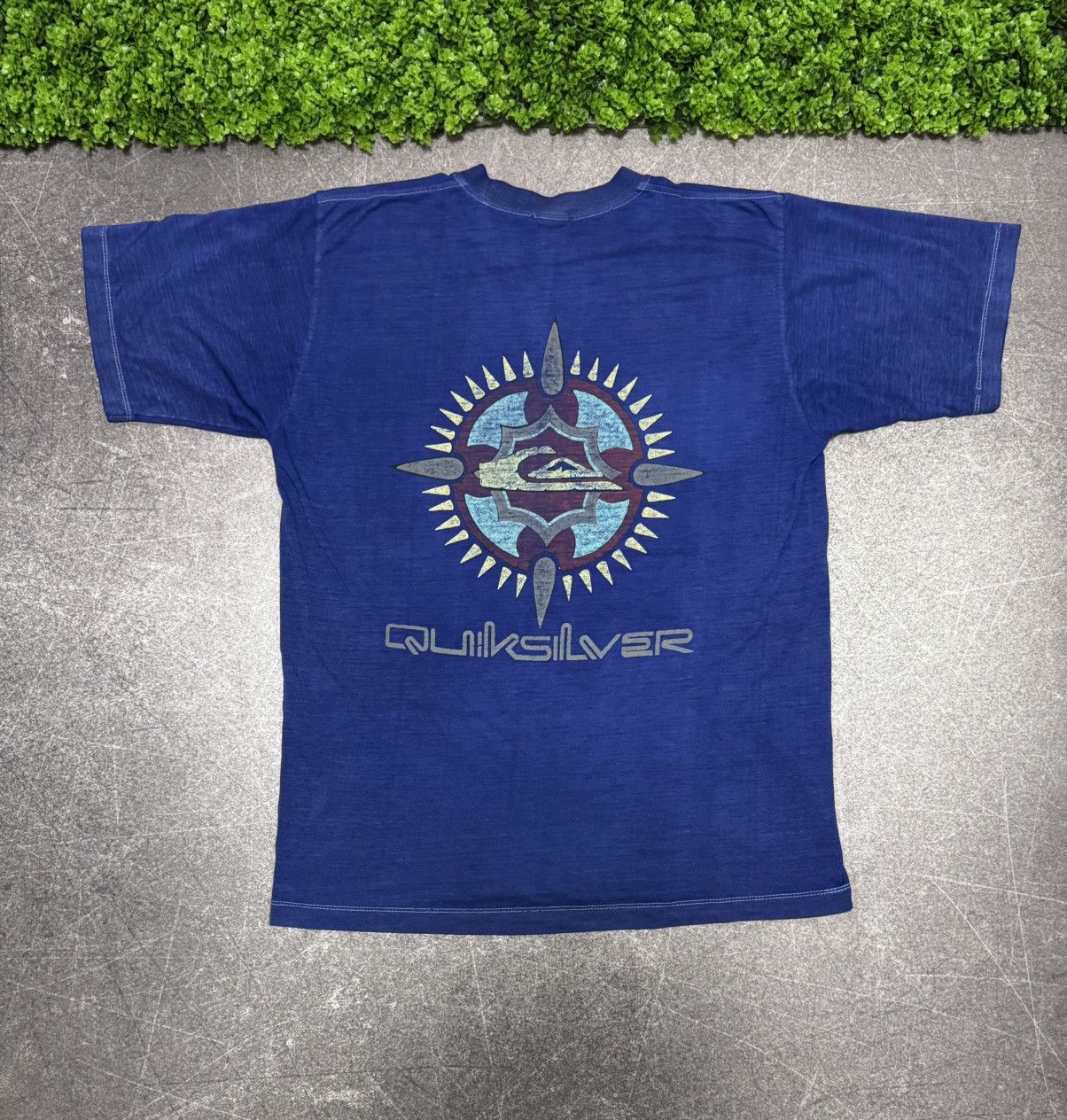 Quicksilver Vintage 90s Quicksilver Surf T Shirt Made in USA y2k Size US XL / EU 56 / 4 - 1 Thumbnail
