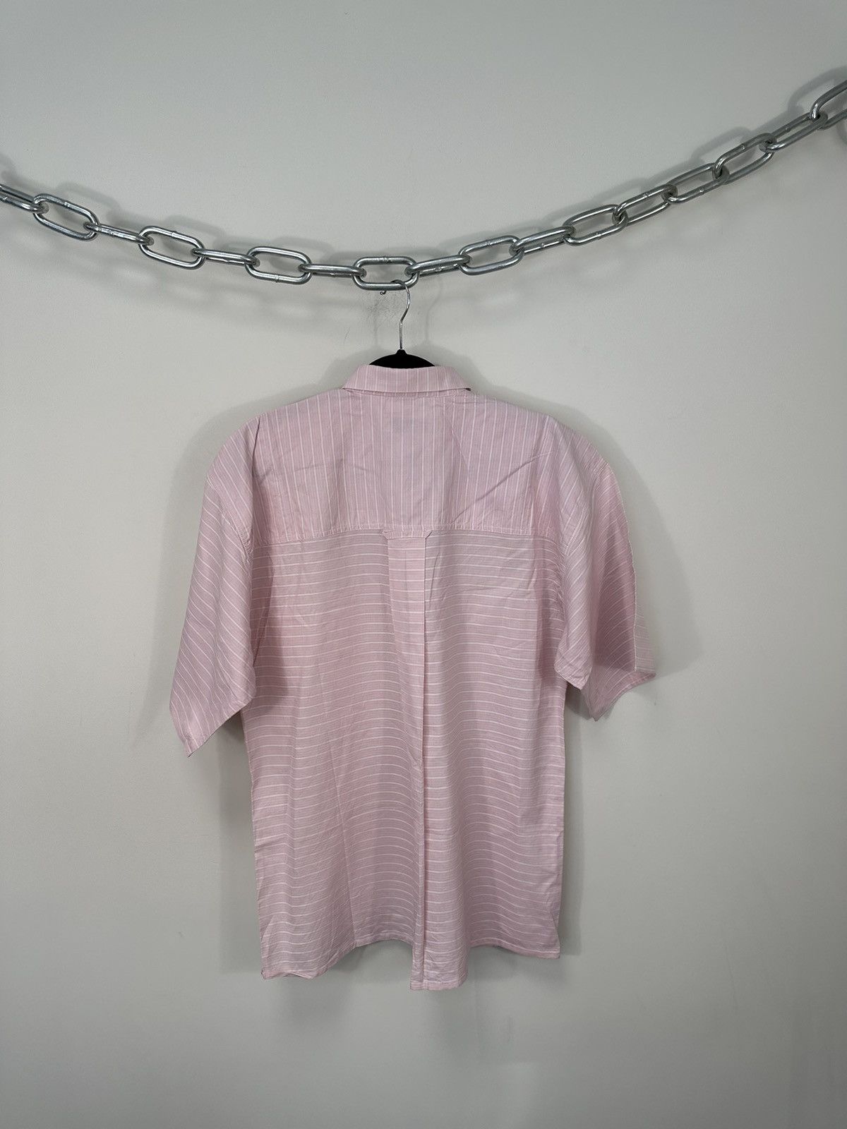 Valentino Vintage Valentino Striped Pink Pockets Luxury Shirt Size US M / EU 48-50 / 2 - 10 Thumbnail