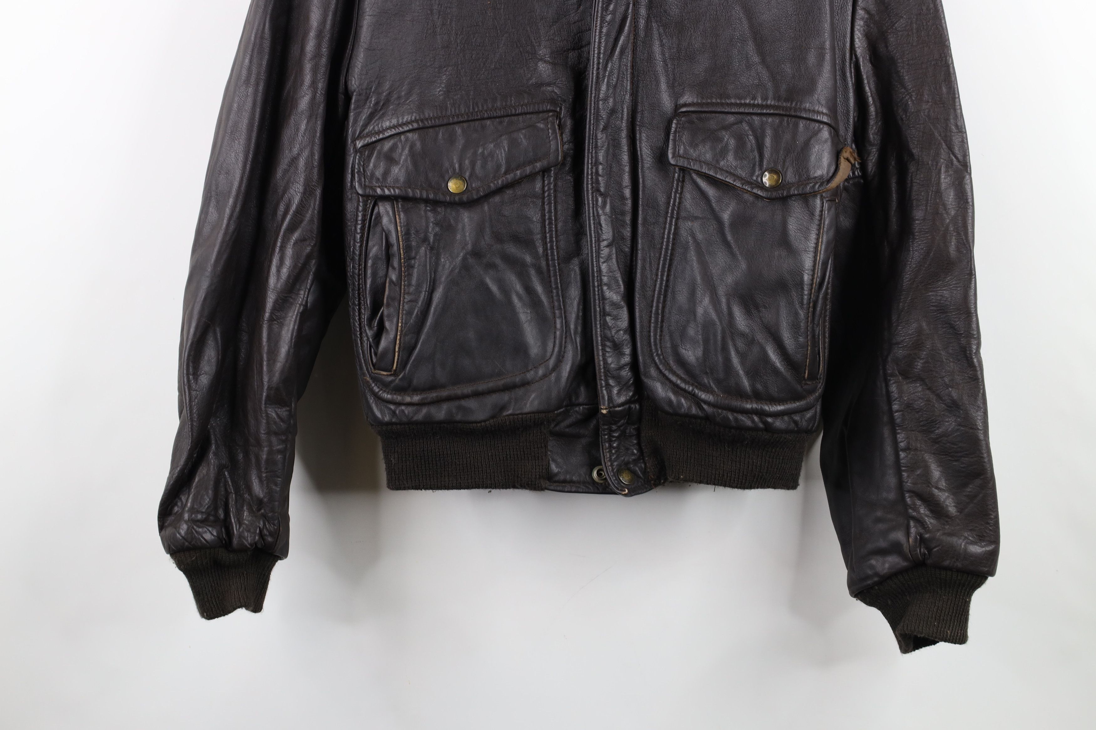 【60s】Vintage leather G1 Jacket SwiftZip 60s vintage leather flight jacket 60s】Vintage leather G1