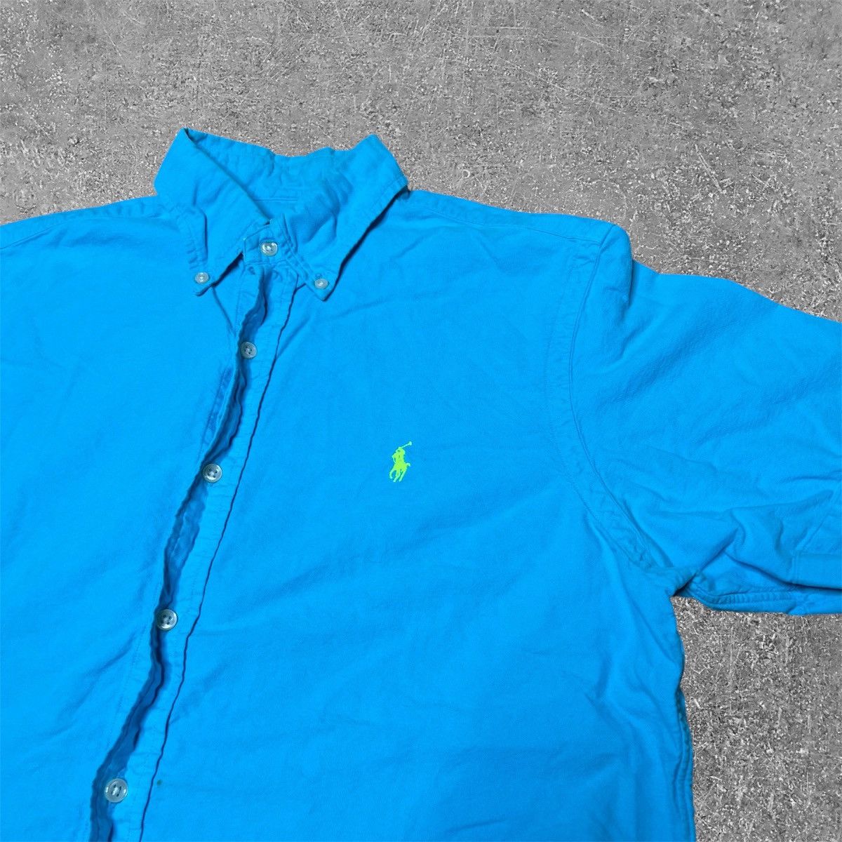 Polo Ralph Lauren Y2K Polo Button Up Short Sleeve Shirt Medium Size US M / EU 48-50 / 2 - 2 Thumbnail