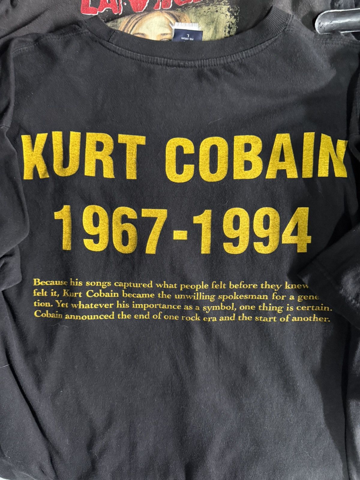 Nirvana KURT COBAIN 90’s Rare item Size US L / EU 52-54 / 3 - 2 Thumbnail