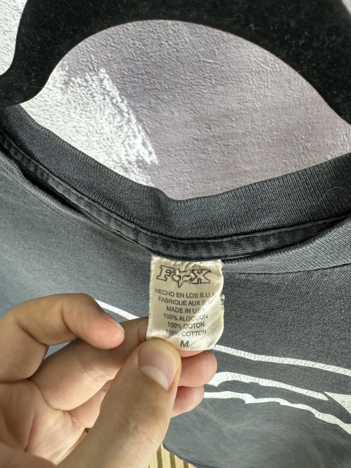 Fox Racing × Vintage Thrashed Faded Vintage 90s Fox Racing Tee shirt Size US M / EU 48-50 / 2 - 8 Thumbnail