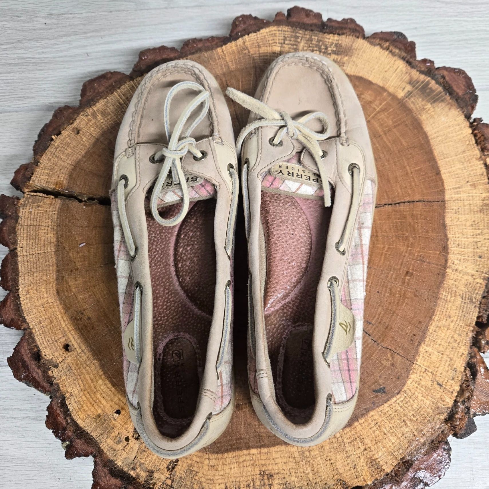 Sperry SPERRY Top Sider Angelfish Boat Shoes Slip On Brown Adult Women 10M Classic Nautical Size L / US 10 / IT 46 - 5 Thumbnail
