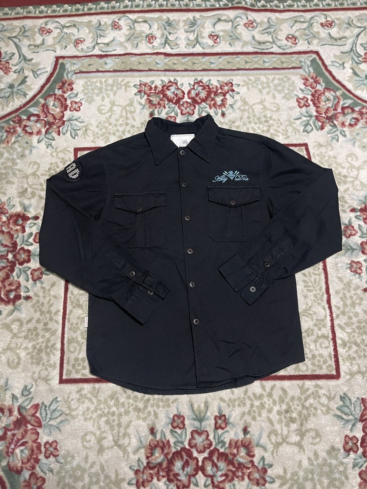 Japanese Brand Ally & Dia long sleeve embroidered shirt Maria Size US M / EU 48-50 / 2 - 9 Thumbnail