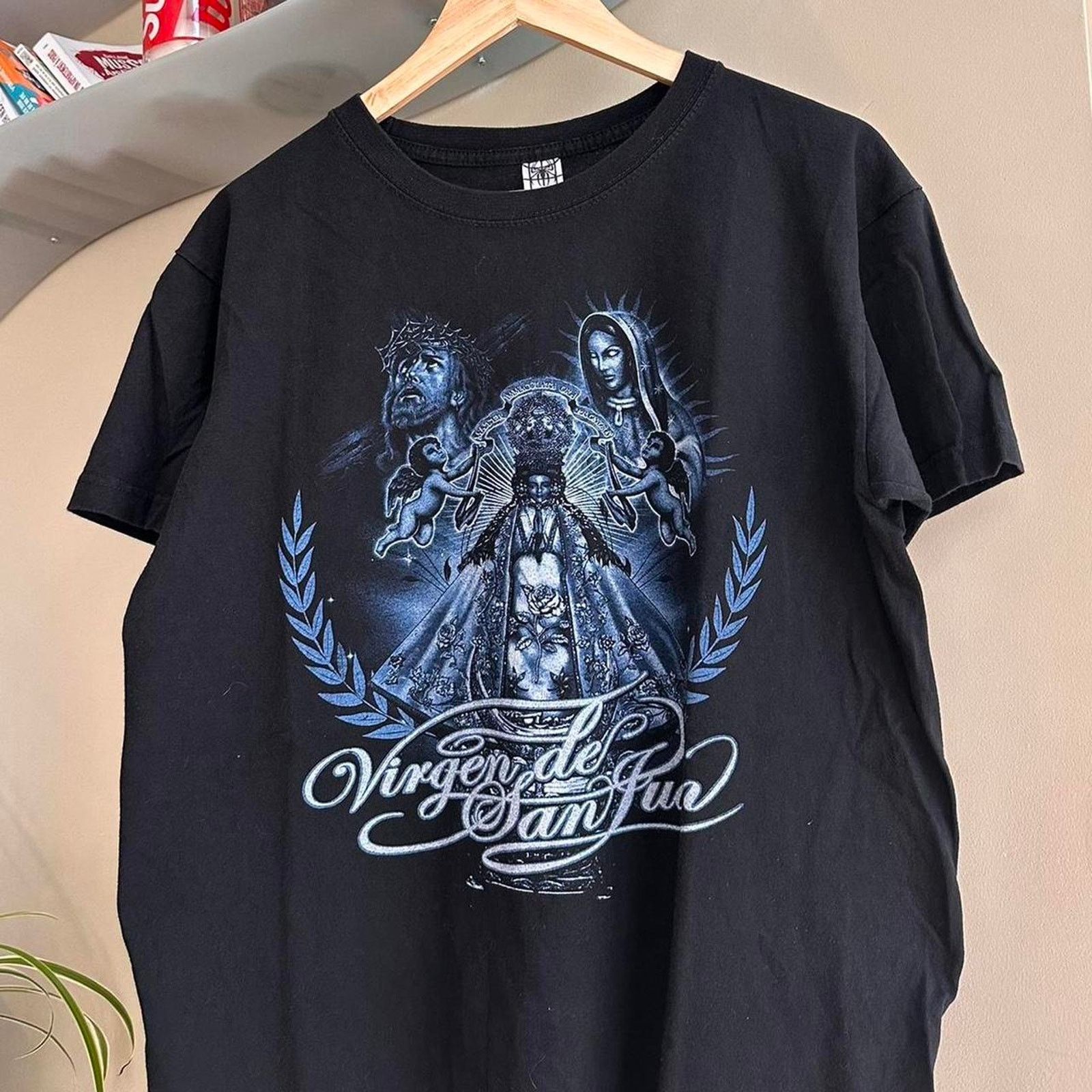 God's Masterful Children × Vintage Vintage Virgin Mary Jesus Shirt Size US L / EU 52-54 / 3 - 2 Thumbnail