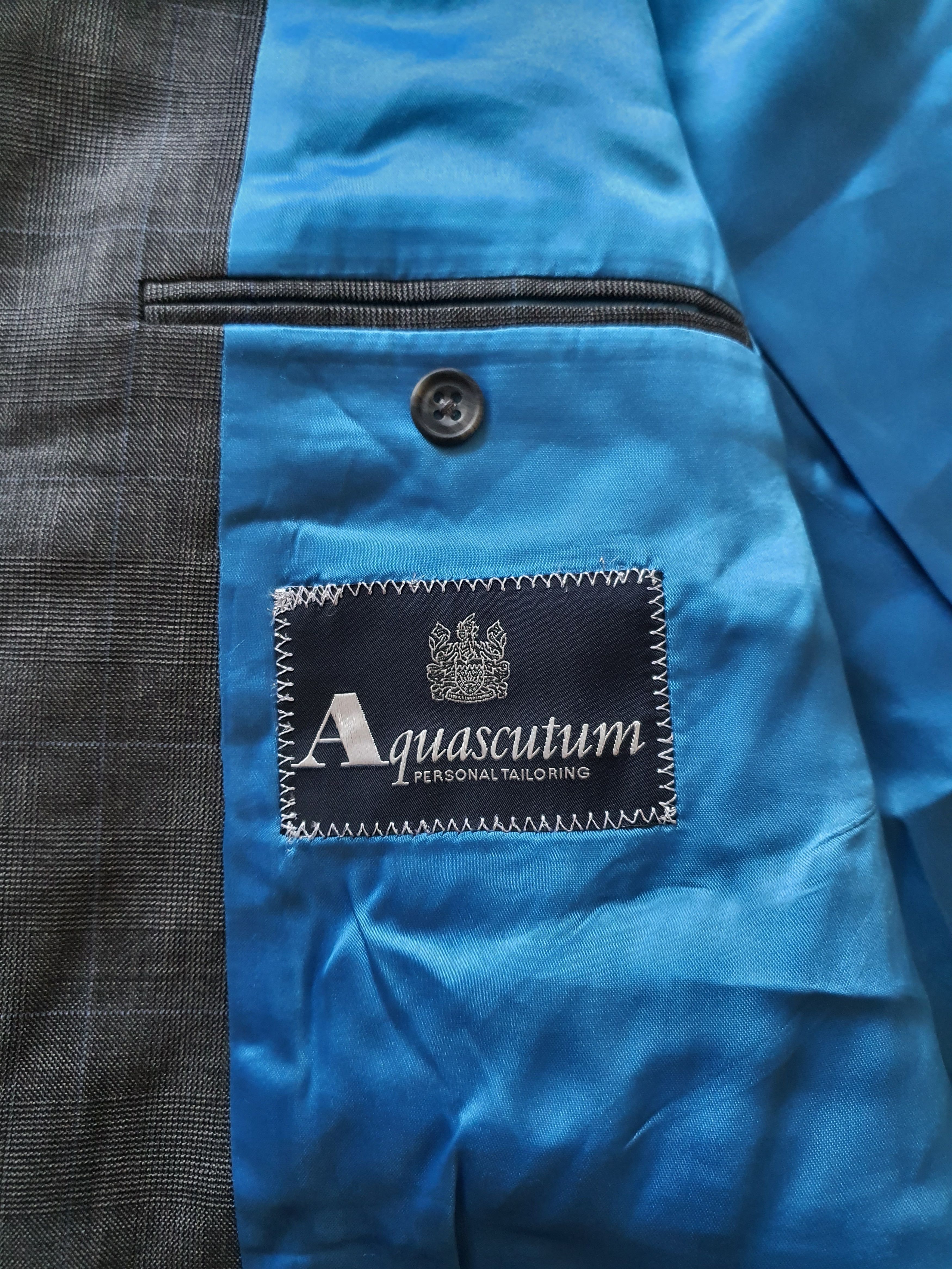 Aquascutum 'PERSONAL TAILORING' (MTM) - Sports Coat Jacket - 1 button Size 48R - 5 Thumbnail
