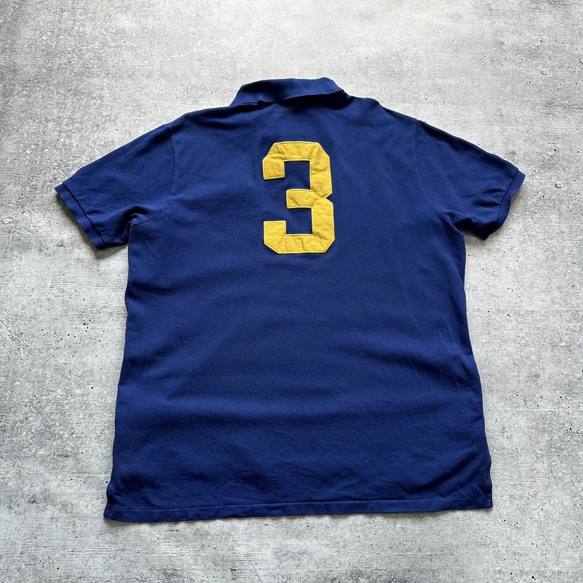 Designer × Polo Ralph Lauren Polo Ralph Lauren 3 Big Pony Polo Shirt Chief Keef Blue Size US XXL / EU 58 / 5 - 13 Thumbnail