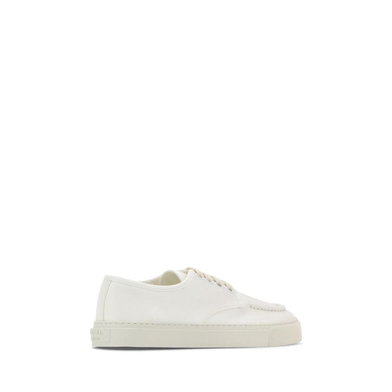 Prada PRADA White Canvas Sneakers New And Authentic (Men's size:8. Size US 8.5 / EU 41-42 - 3 Thumbnail