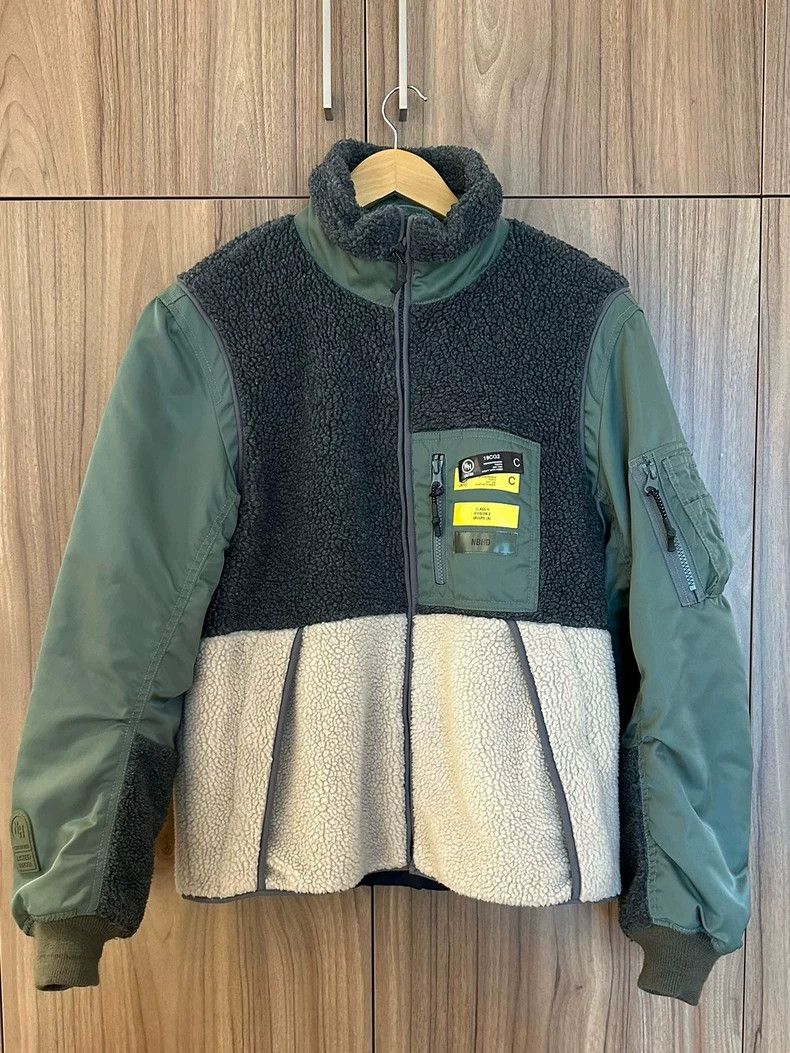 Neighborhood NEIGHBORHOOD MA1 Fleece Flight Jacket - dmc Size US M / EU 48-50 / 2 - 1 Thumbnail