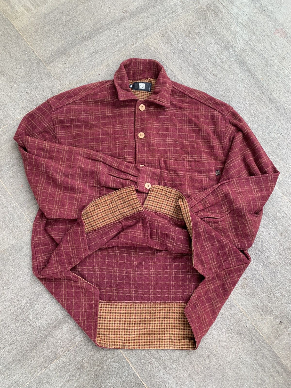Flannel × Vintage Vintage NOBS Checkered Wool Flannel Size US M / EU 48-50 / 2 - 2 Thumbnail