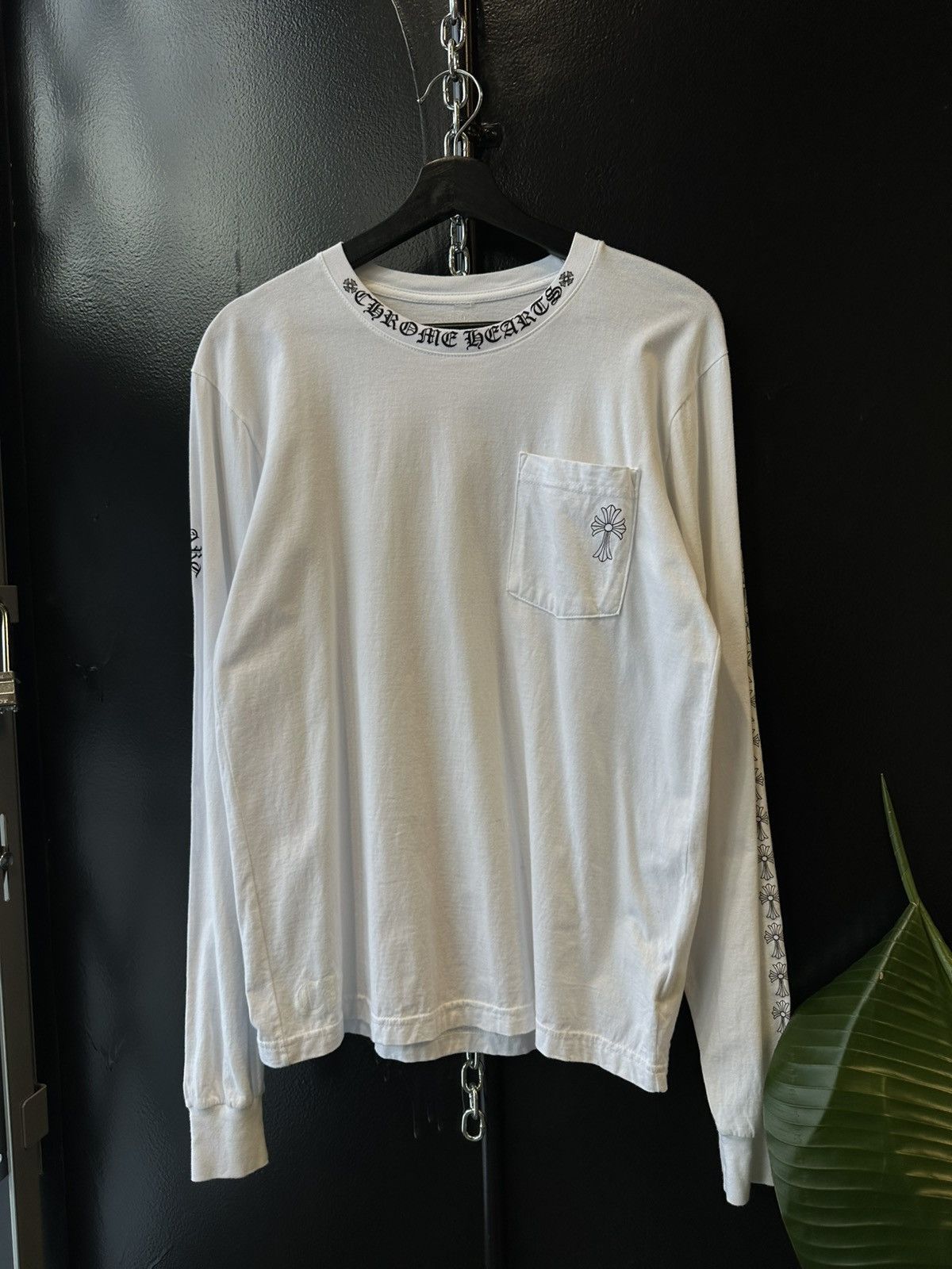 Chrome Hearts Chrome Hearts Cross Emblem Logo Long Sleeve Tee Size US M / EU 48-50 / 2 - 2 Thumbnail